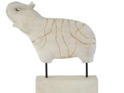 Table Top|Animals^Statues & Sculptures Regal Elephant 42cm Wood Indoor Statue