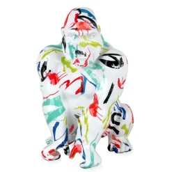 Table Top|Animals^Statues & Sculptures Regal Orangutan 38cm Abstract Resin Indoor Sculpture