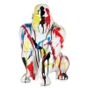 Table Top|Abstract^Statues & Sculptures Regal Orangutan 38cm Multicolour Resin Indoor Sculpture