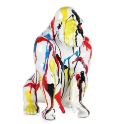 Table Top|Abstract^Statues & Sculptures Regal Orangutan 38cm Multicolour Resin Indoor Sculpture