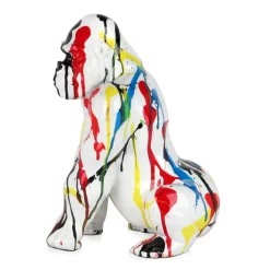 Table Top|Abstract^Statues & Sculptures Regal Orangutan 38cm Multicolour Resin Indoor Sculpture