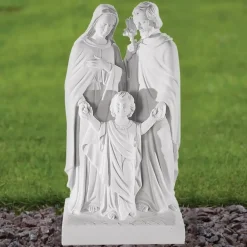 Jesus|Virgin Mary^Statues & Sculptures Religious Family 50cm Marble Resin Garden Statue
