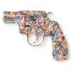 Wall Art|Pop Art^Statues & Sculptures Retro Revolver 32cm Pop Art Resin Wall Sculpture