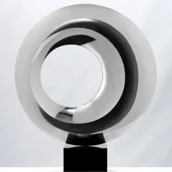 Contemporary|Contemporary^Statues & Sculptures Revolution 88cm Metal Stainless Steel Indoor Sculpture