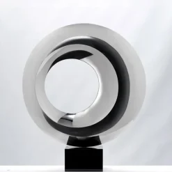 Contemporary|Contemporary^Statues & Sculptures Revolution 88cm Metal Stainless Steel Indoor Sculpture