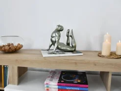 Figurative|Table Top^Statues & Sculptures Rising Core 24cm Anthracite Resin Indoor Sculpture