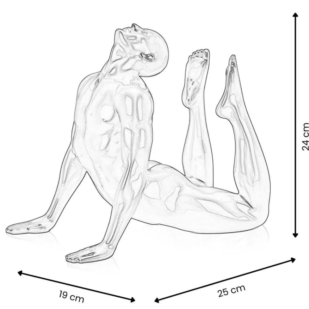 Figurative|Table Top^Statues & Sculptures Rising Core 24cm Gold Resin Indoor Sculpture