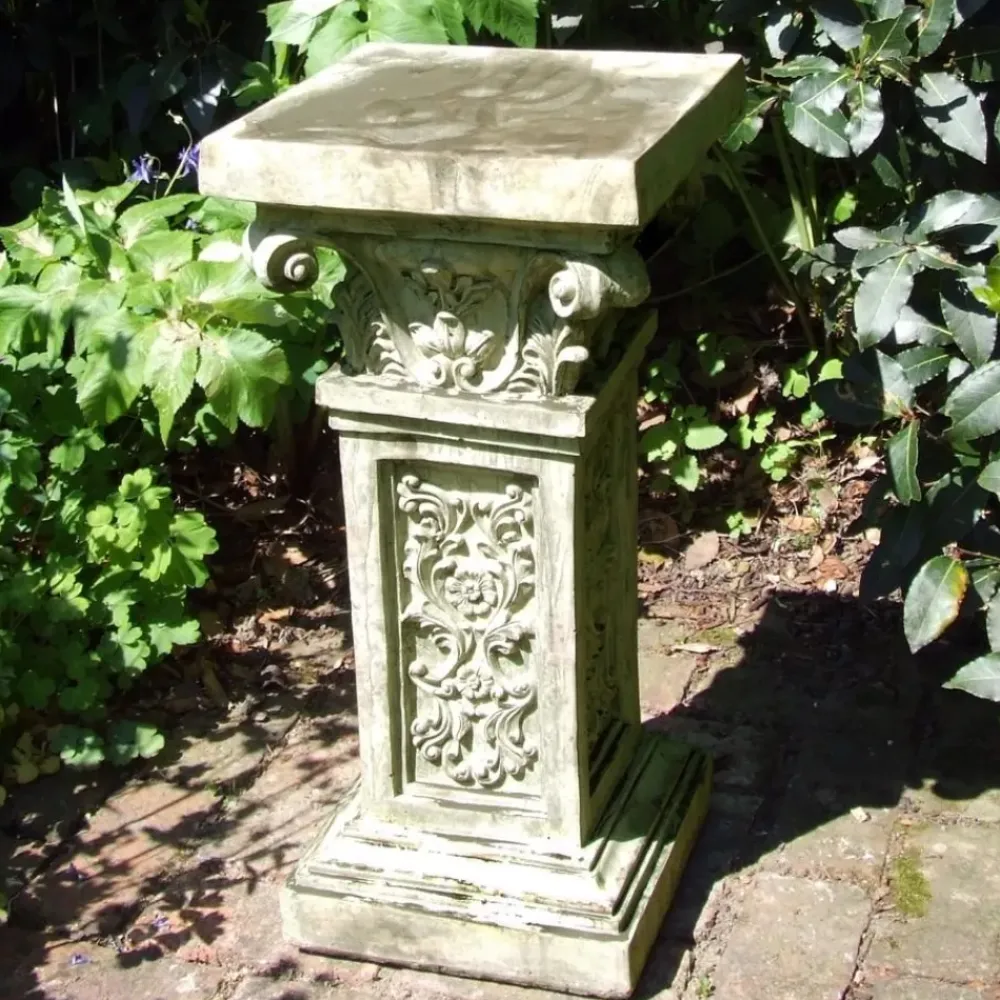 Plinths & Pedestals^Statues & Sculptures Rocco Column Stone Garden Pedestal