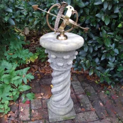Armillary Sundials^Statues & Sculptures Roman Armillary Stone Garden Sundial