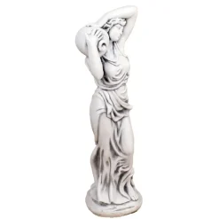 Roman^Statues & Sculptures Roman Goddess with Urn 84cm Stone Resin Garden Statue