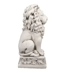 Wildlife|Lions^Statues & Sculptures Royal Lion Antique Stone Garden Statue