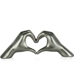 Table Top|Contemporary^Statues & Sculptures Sacred Love 15cm Anthracite Resin Indoor Sculpture