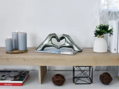 Table Top|Contemporary^Statues & Sculptures Sacred Love 15cm Anthracite Resin Indoor Sculpture