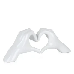 Table Top|Contemporary^Statues & Sculptures Sacred Love 15cm White Resin Indoor Sculpture