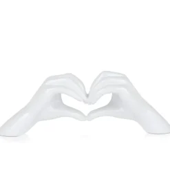 Table Top|Contemporary^Statues & Sculptures Sacred Love 15cm White Resin Indoor Sculpture