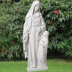 Virgin Mary^Statues & Sculptures Saint Anna 110cm Marble Resin Garden Statue