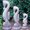 Sealife^Statues & Sculptures Seahorses Set Stone Garden Ornaments