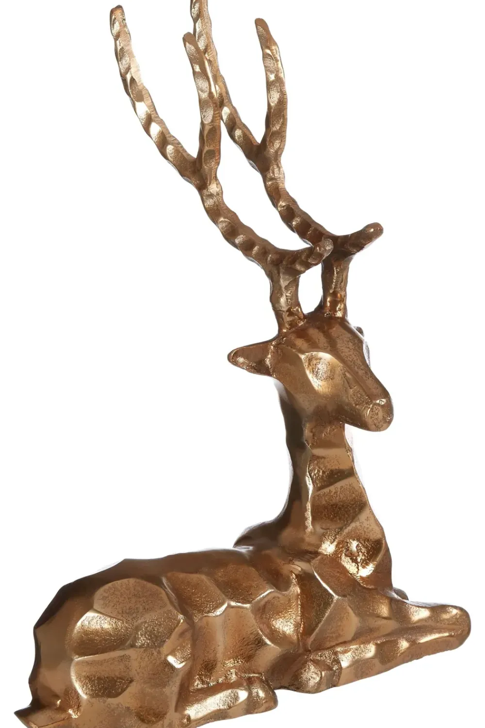 Table Top|Animals^Statues & Sculptures Serene Stag 38cm Bronze Metal Indoor Statue