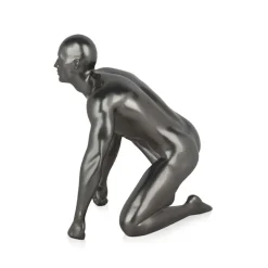 Figurative|Table Top^Statues & Sculptures Shadow Protector 24cm Anthracite Resin Indoor Sculpture