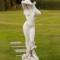 Greek^Statues & Sculptures Shy Maiden 160cm Stone Garden Statue