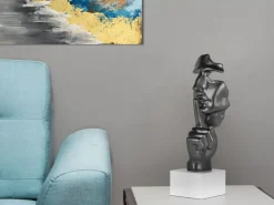 Figurative|Table Top^Statues & Sculptures Silent Warrior 48cm Anthracite Resin Indoor Sculpture