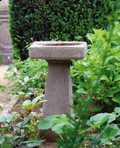 Bird Baths^Statues & Sculptures Simple Design Stone Garden Birdbath