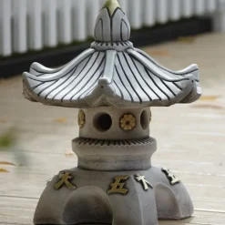 Pagodas^Statues & Sculptures Single Top Japanese Pagoda Stone Garden Ornament