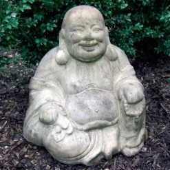 Buddha^Statues & Sculptures Sitting Chinese Buddha Stone Garden Ornament