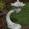 Pagodas^Statues & Sculptures Small Curved Japanese Pagoda Stone Garden Ornament