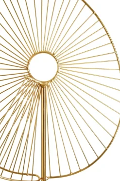 Table Top|Abstract^Statues & Sculptures Solar Interlace 70cm Gold Metal Indoor Sculpture