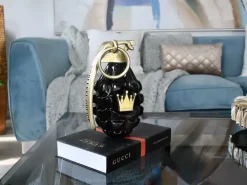 Table Top|Contemporary^Statues & Sculptures Sonic Grenade 25cm Black Resin Indoor Sculpture