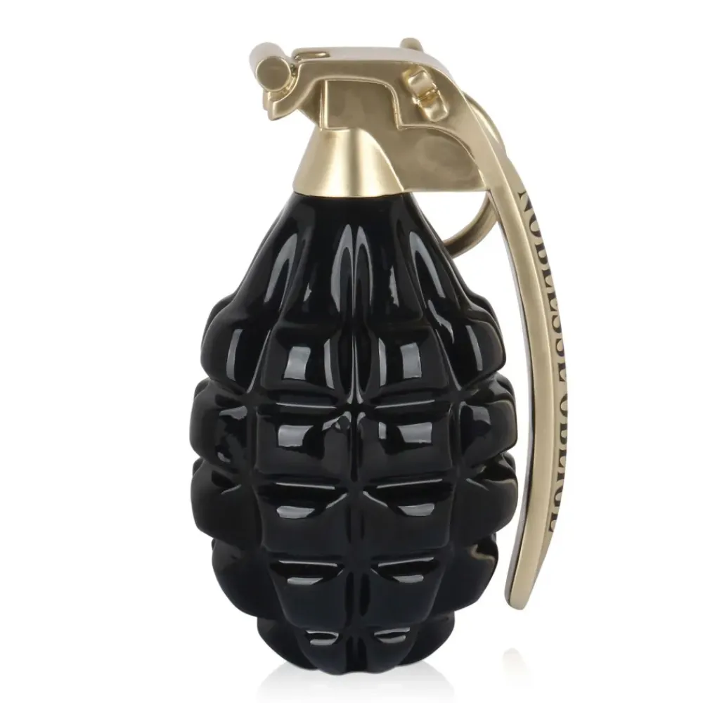 Table Top|Contemporary^Statues & Sculptures Sonic Grenade 25cm Black Resin Indoor Sculpture