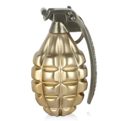 Table Top|Contemporary^Statues & Sculptures Sonic Grenade 25cm Gold Resin Indoor Sculpture