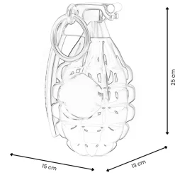 Table Top|Contemporary^Statues & Sculptures Sonic Grenade 25cm Yellow Resin Indoor Sculpture