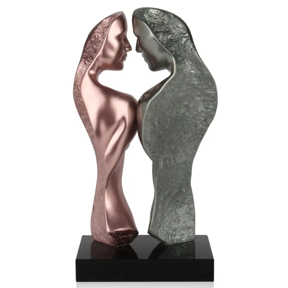 Figurative|Table Top^Statues & Sculptures Soul Reflection 60cm Anthracite Resin Indoor Sculpture