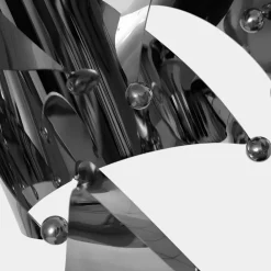 Table Top|Abstract^Statues & Sculptures Spacial Drift 57cm Silver Metal Indoor Sculpture