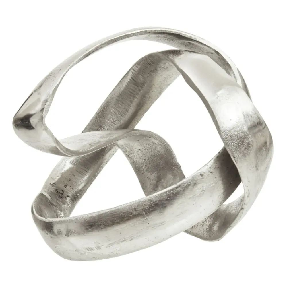 Table Top|Abstract^Statues & Sculptures Spiral Elegance 16cm Silver Metal Indoor Sculpture