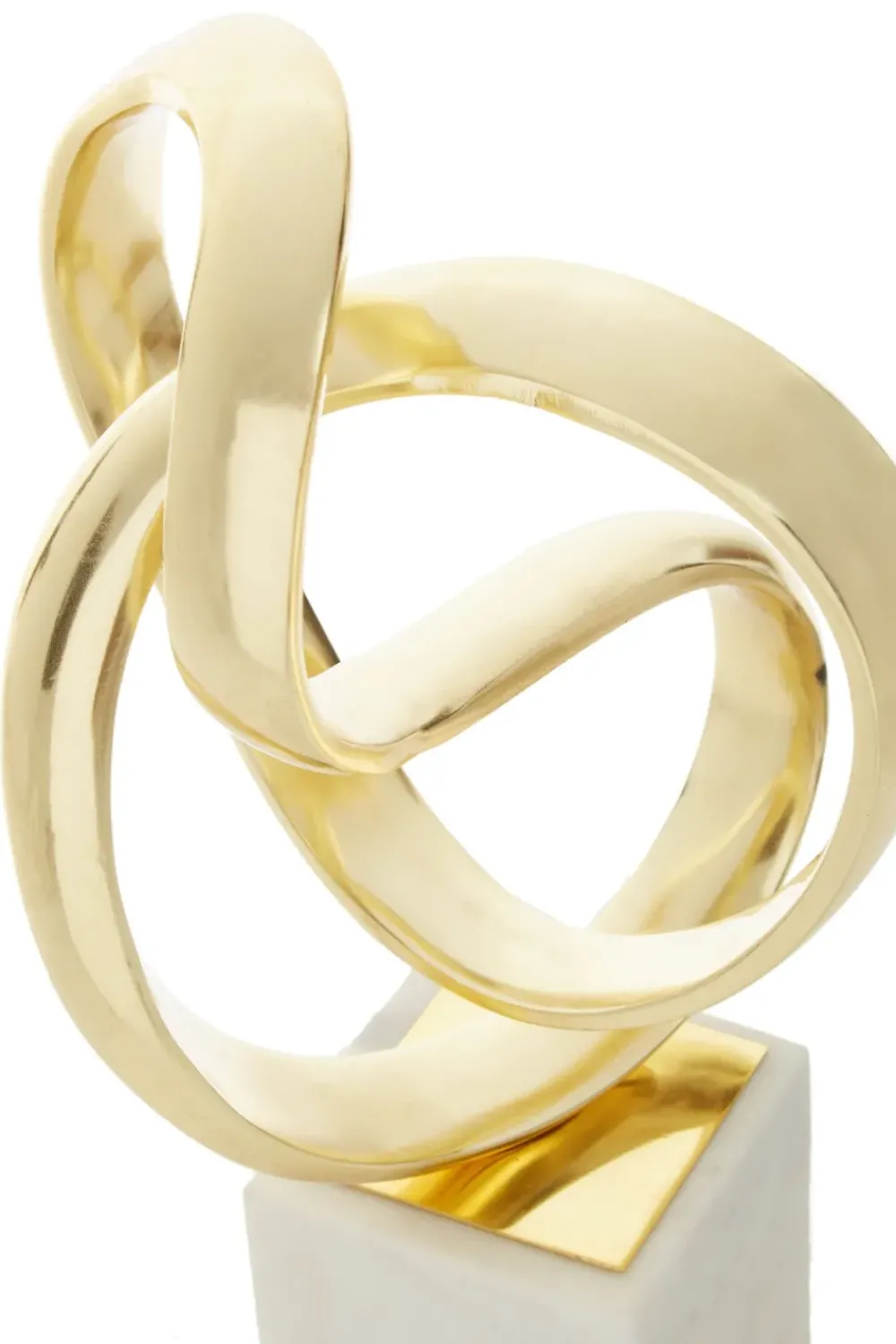 Table Top|Abstract^Statues & Sculptures Spiral Symphony 34cm Gold Metal Indoor Sculpture