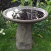 Bird Baths^Statues & Sculptures Staddle Design Stone Garden Birdbath