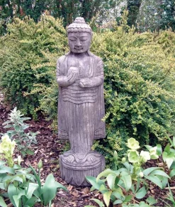 Buddha^Statues & Sculptures Standing Buddha Stone Garden Statue