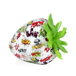 Table Top|Contemporary^Statues & Sculptures Strawberry Pop 24cm Comic Art Resin Indoor Sculpture