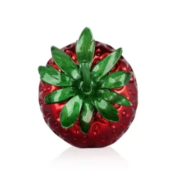 Table Top|Contemporary^Statues & Sculptures Strawberry Pop 31cm Red Resin Indoor Sculpture