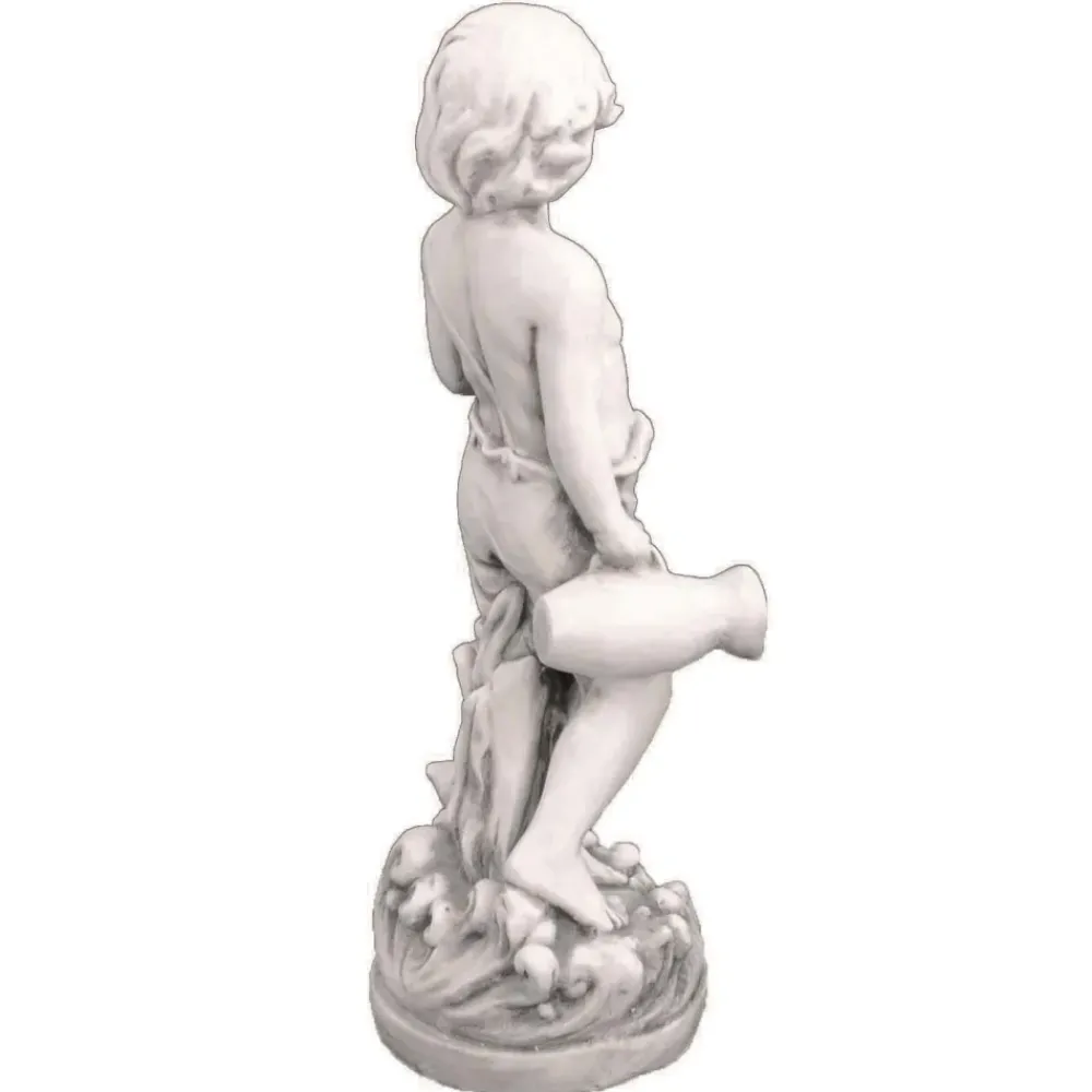 Children^Statues & Sculptures Summer Boy 73cm Stone Resin Garden Statue