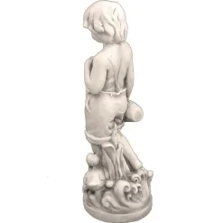 Children^Statues & Sculptures Summer Love Boy & Girl Stone Resin Garden Statues
