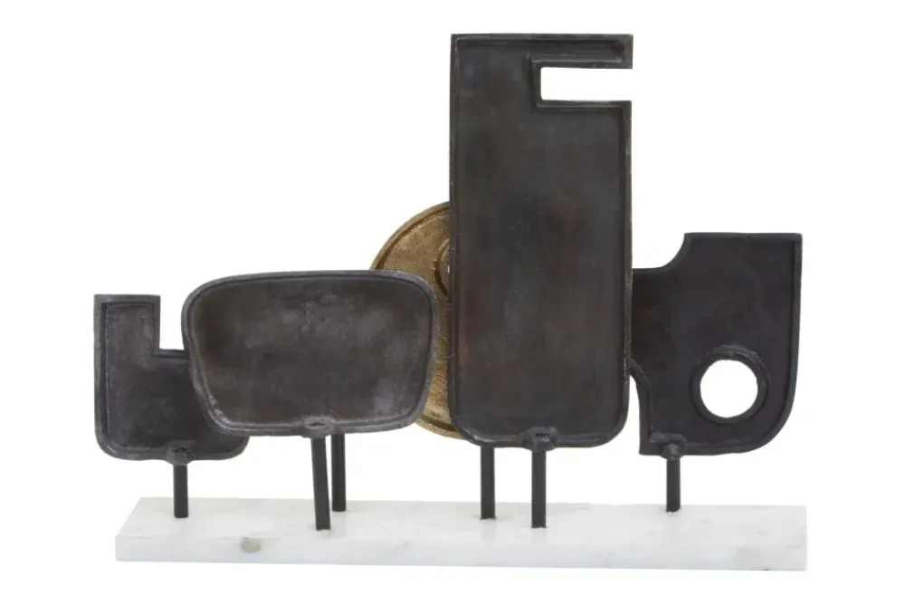 Table Top|Abstract^Statues & Sculptures Symbolic 34cm Metal Indoor Sculpture
