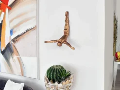 Figurative|Wall Art^Statues & Sculptures The Diver 55cm Bronze Resin Wall Sculpture
