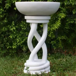 Bird Baths^Statues & Sculptures Thirlmere Modern Marble Resin Garden Birdbath