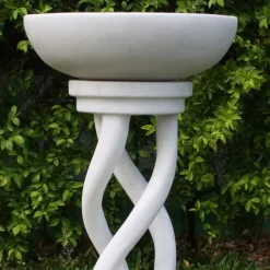 Bird Baths^Statues & Sculptures Thirlmere Modern Marble Resin Garden Birdbath