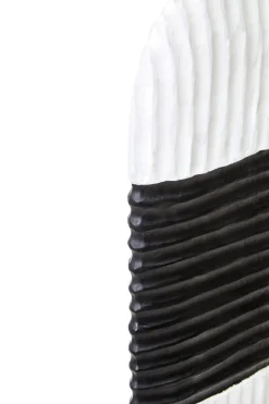 Table Top|Abstract^Statues & Sculptures Tic-Tac 60cm Black & White Wood Indoor Sculpture