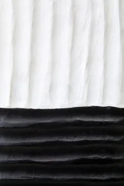 Table Top|Abstract^Statues & Sculptures Tic-Tac 60cm Black & White Wood Indoor Sculpture